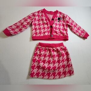 Barbie Hot Pink & Light Pink Knit Outfit Set